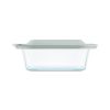 Pyrex Pyrex® Deep 8" Square Glass Baking Dish with Sage Green Lid