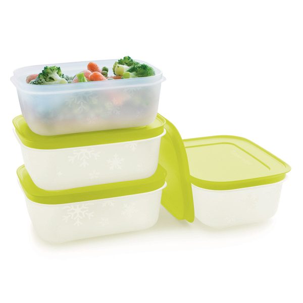 Tupper Ware Tupperware® Freezer Mates® PLUS Small Shallow | 4-Piece Container Set