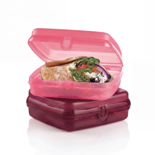 Tupper Ware Tupperware® Sandwich Keepers - 2 Easy-Open Lunch Boxes for Kids