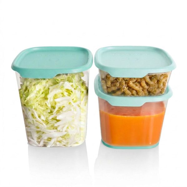 Tupper Ware One Touch Fresh® Large Square Set | Meal Prep & Food Storage Containers