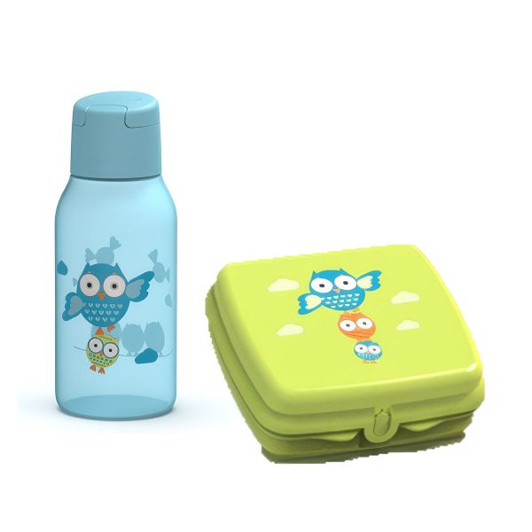 Tupper Ware Owl Kids Lunch & Snack Adventure Set