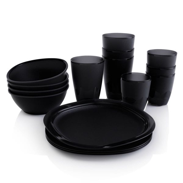 Tupper Ware Tupperware® Essentials Dining 16-Piece Set | Plates, Bowls & Tumblers